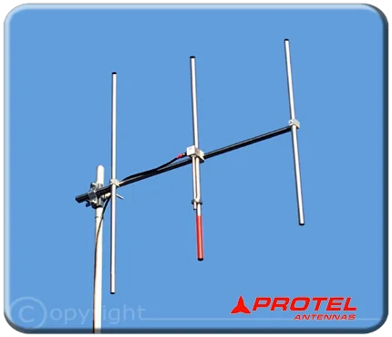 Yagi direzionale 3 elementi 150-300MHz - Protel AntennaKit