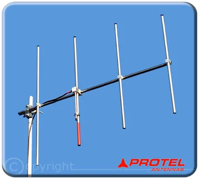 Yagi directional 4 elements 150-300MHz - Protel AntennaKit