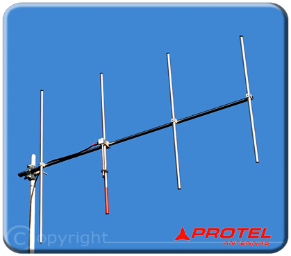 4 elements directional antenna 108 to 150 MHz - Protel AntennaKit