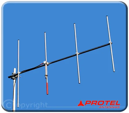 4 elements directional antenna 108 to 150 MHz - Protel AntennaKit