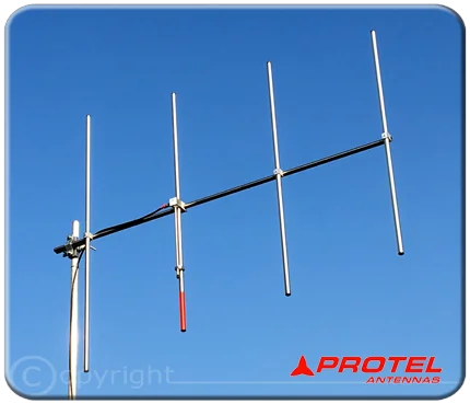 Systems 1000 W FM 87-108MHz Antenna Directional Yagi Directive 4 Elements Protel